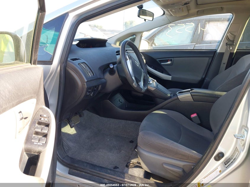 2012 Toyota Prius VIN JTDKN3DU0C1581880 IAAI salvage auction — LEFT REAR, Salvage Certificate (California), sold $2,975 on 2026-07-24 (photo 5)