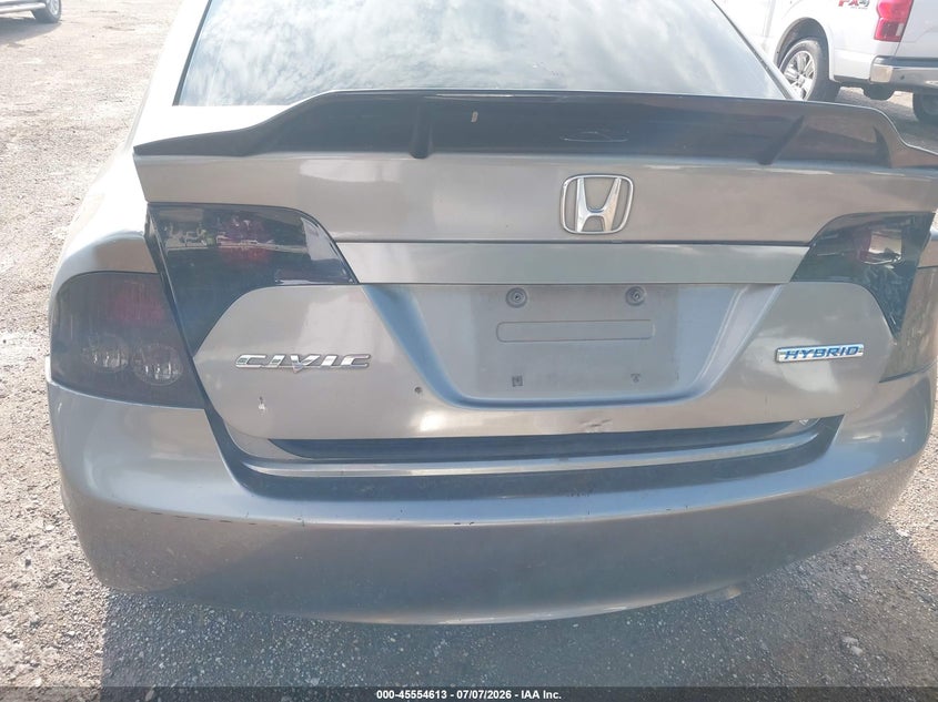 2008 Honda Civic hybrid VIN JHMFA36258S012466 IAAI salvage auction — NORMAL WEAR, Original (Texas), sold $100 on 2026-07-30 (photo 6)