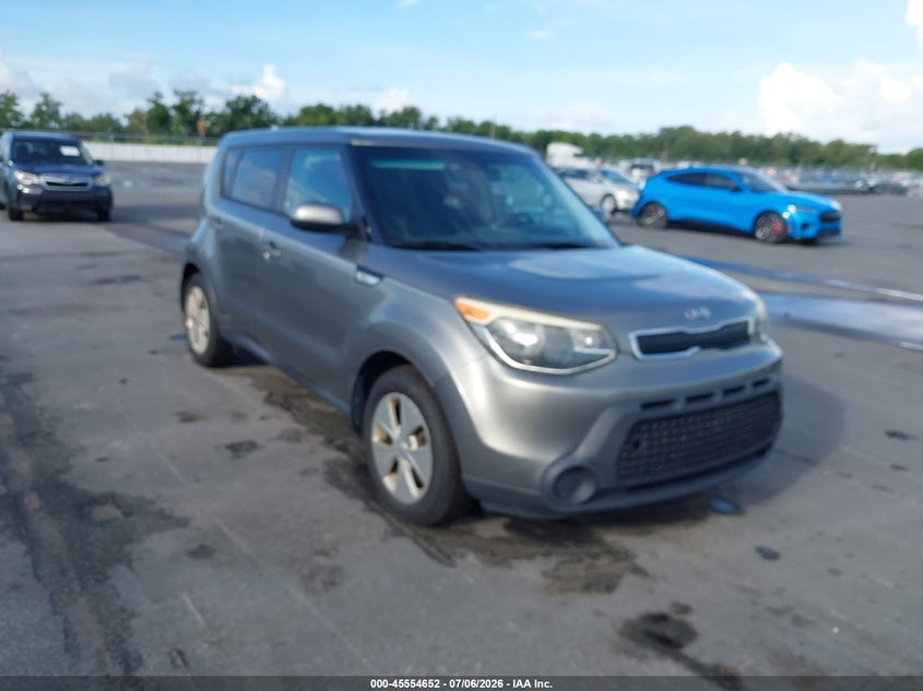 2015 Kia Soul VIN KNDJN2A23F7125608 IAAI salvage auction — NORMAL WEAR, Clear (Florida), sold $950 on 2026-07-29 (photo 1)