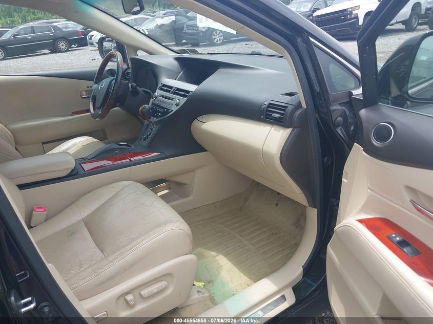 2010 Lexus Rx VIN JTJBC1BA0A2016603 IAAI salvage auction — FRONT & REAR, Salvage (Pennsylvania), sold $1,900 on 2026-07-29 (photo 5)
