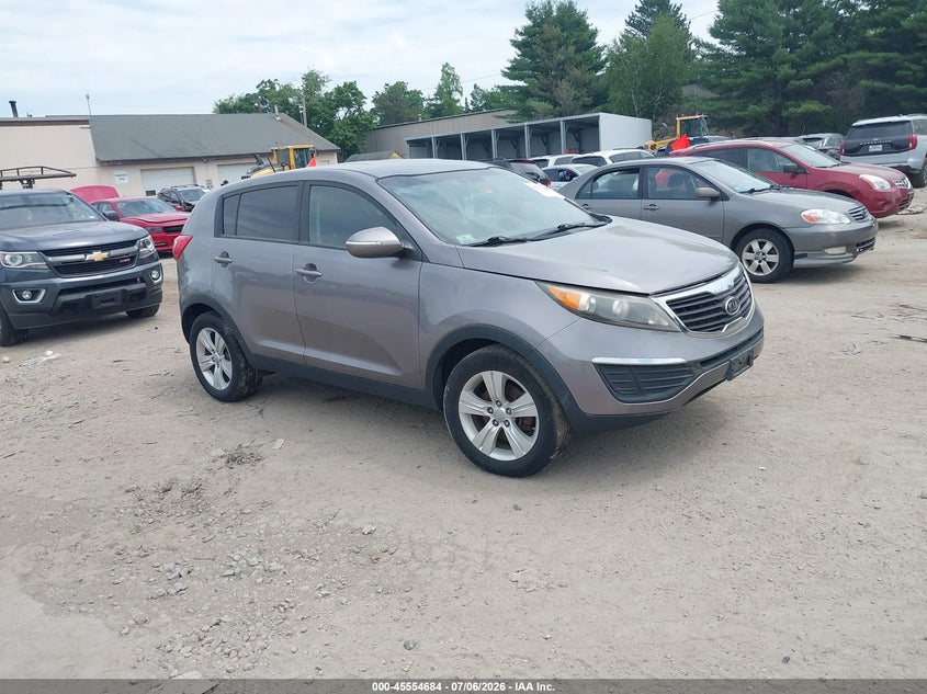 2012 Kia Sportage VIN KNDPB3A25C7274462 IAAI salvage auction — NORMAL WEAR, Clear (Massachusetts), sold $1,100 on 2026-07-15 (photo 1)