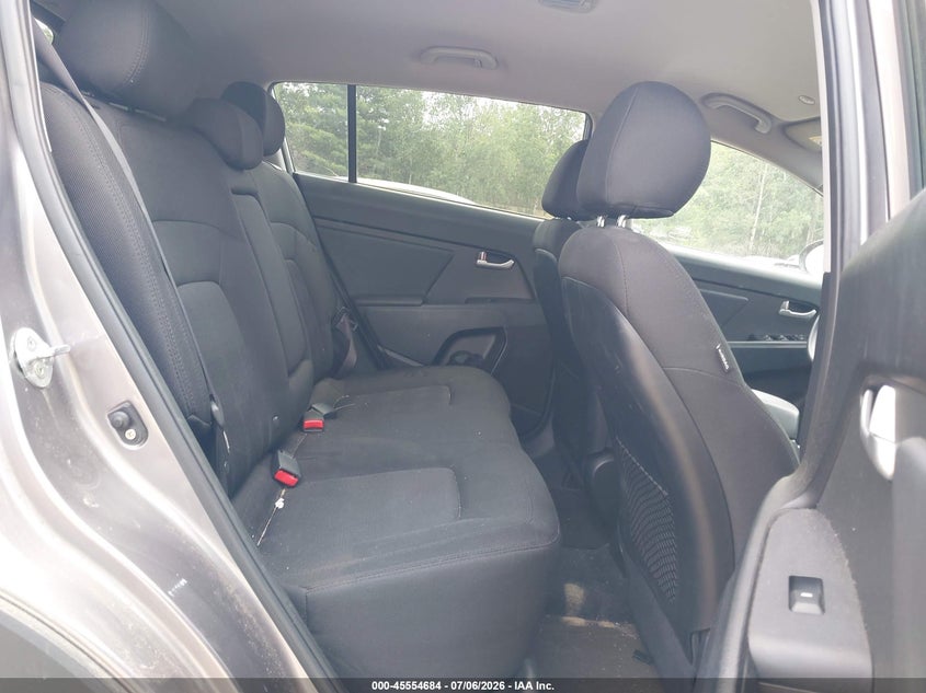 2012 Kia Sportage VIN KNDPB3A25C7274462 IAAI salvage auction — NORMAL WEAR, Clear (Massachusetts), sold $1,100 on 2026-07-15 (photo 8)