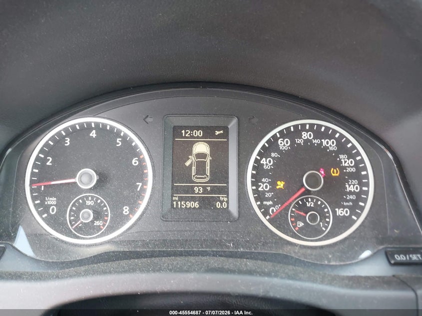 2015 Volkswagen Tiguan VIN WVGBV7AX0FW519260 IAAI salvage auction — NORMAL WEAR, Clear (Illinois), sold $1,750 on 2026-07-15 (photo 7)