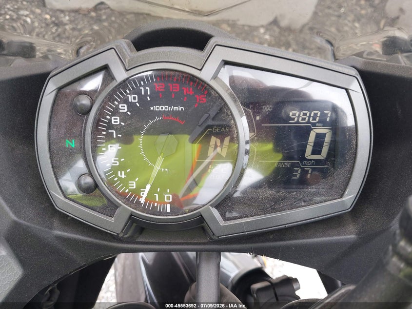 2023 Kawasaki Ninja VIN JKAEXKH17PDAP7121 IAAI salvage auction — LEFT & RIGHT, Salvage - Greater Than 75% (Maryland), sold $1,150 on 2026-07-22 (photo 7)