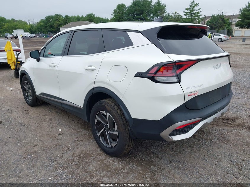 2023 Kia Sportage VIN KNDPUCAG5P7024344 IAAI salvage auction — SIDE, Salvage (New Jersey), sold $8,800 on 2026-08-22 (photo 3)