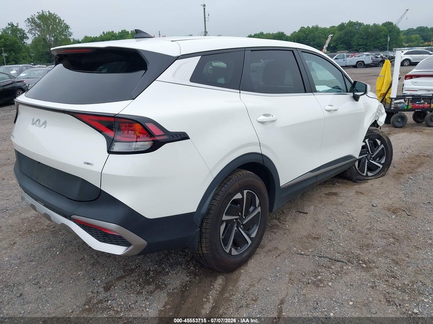 2023 Kia Sportage VIN KNDPUCAG5P7024344 IAAI salvage auction — SIDE, Salvage (New Jersey), sold $8,800 on 2026-08-22 (photo 4)