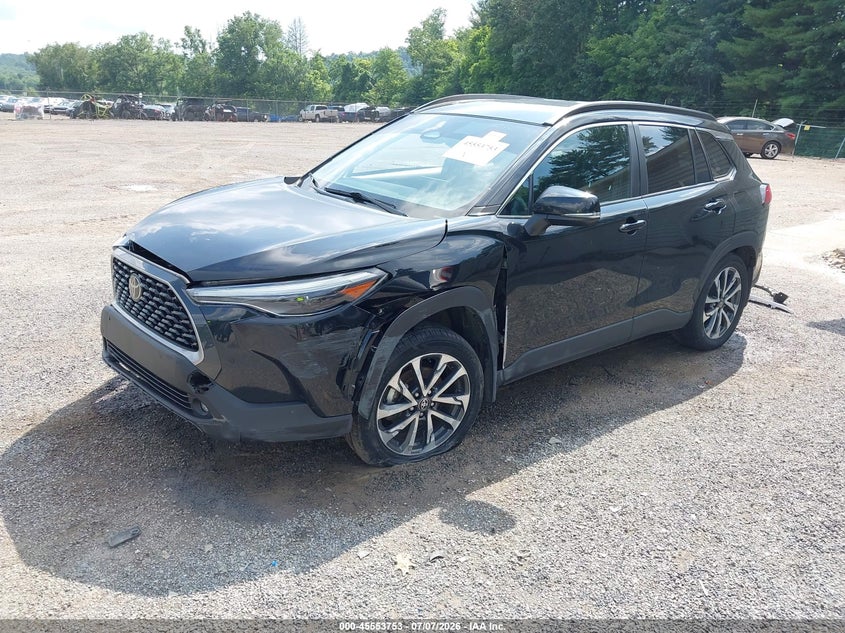 2023 Toyota Corolla cross VIN 7MUDAAAG0PV044156 IAAI salvage auction — LEFT & RIGHT, Salvage (West Virginia), sold $7,850 on 2026-08-26 (photo 2)