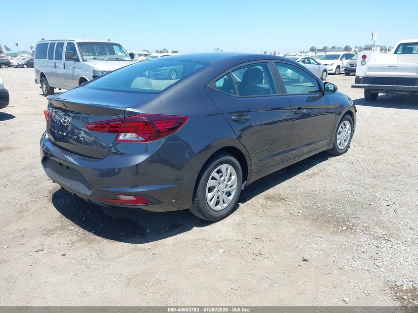 2020 Hyundai Elantra VIN 5NPD74LF1LH615961 IAAI salvage auction — NORMAL WEAR, SF97 (California), sold $11,250 on 2026-08-25 (photo 4)