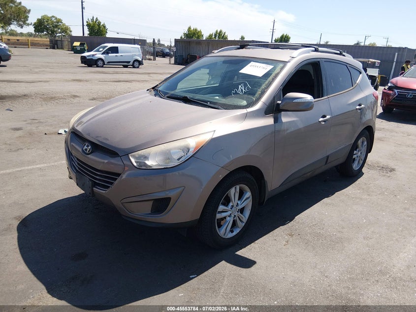 2012 Hyundai Tucson VIN KM8JUCAC6CU326719 IAAI salvage auction — FRONT END, Salvage Title, sold $750 on 2026-07-20 (photo 2)