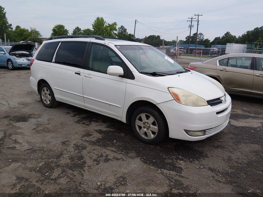 2004 Toyota Sienna VIN 5TDZA22CX4S070891 IAAI salvage auction — NORMAL WEAR, Clear (Virginia), sold $650 on 2026-07-24 (photo 1)