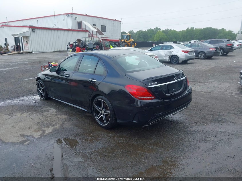 2016 Mercedes-benz C-klasse amg VIN 55SWF6EB8GU163950 IAAI salvage auction — FRONT END, Wait Title, sold $5,100 on 2026-08-15 (photo 3)
