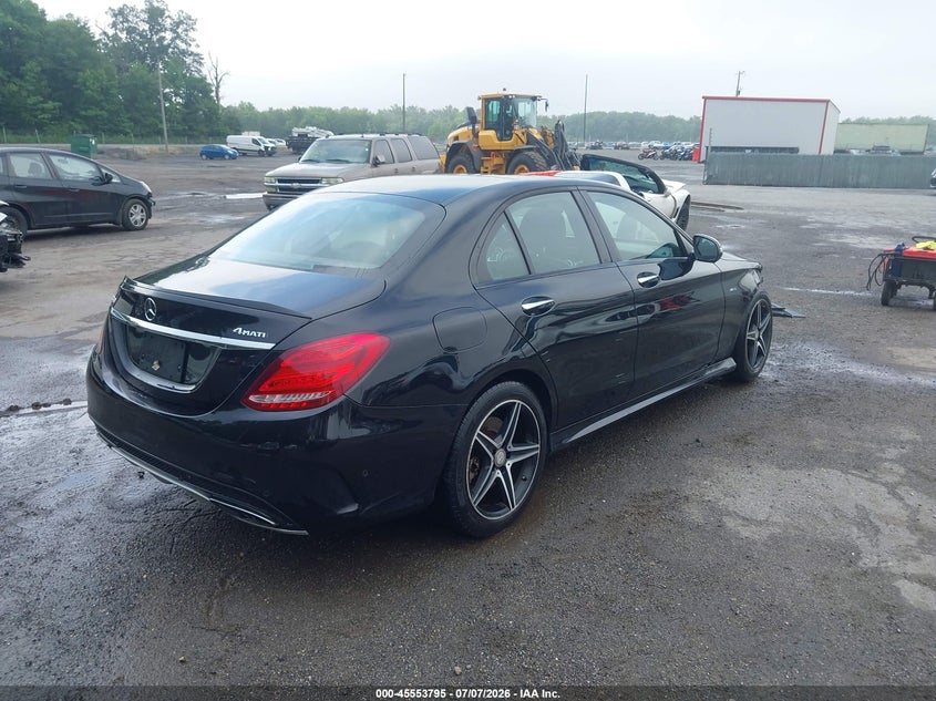 2016 Mercedes-benz C-klasse amg VIN 55SWF6EB8GU163950 IAAI salvage auction — FRONT END, Wait Title, sold $5,100 on 2026-08-15 (photo 4)