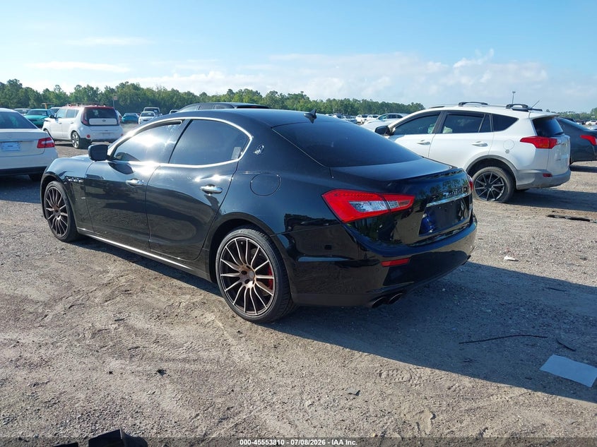 2016 Maserati Ghibli VIN ZAM57RSA7G1191749 IAAI salvage auction — FRONT END, Rebuildable (Florida), sold $5,200 on 2026-07-25 (photo 3)
