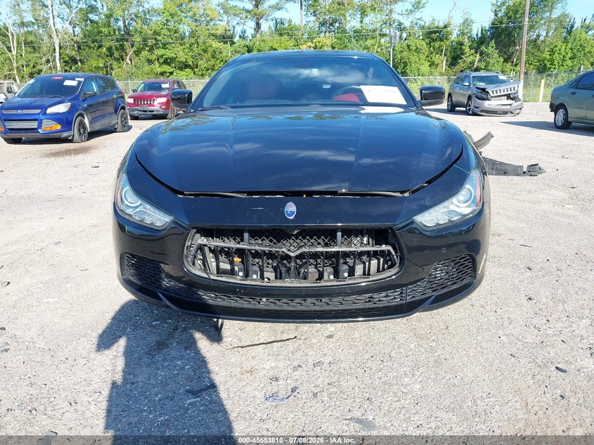 2016 Maserati Ghibli VIN ZAM57RSA7G1191749 IAAI salvage auction — FRONT END, Rebuildable (Florida), sold $5,200 on 2026-07-25 (photo 6)
