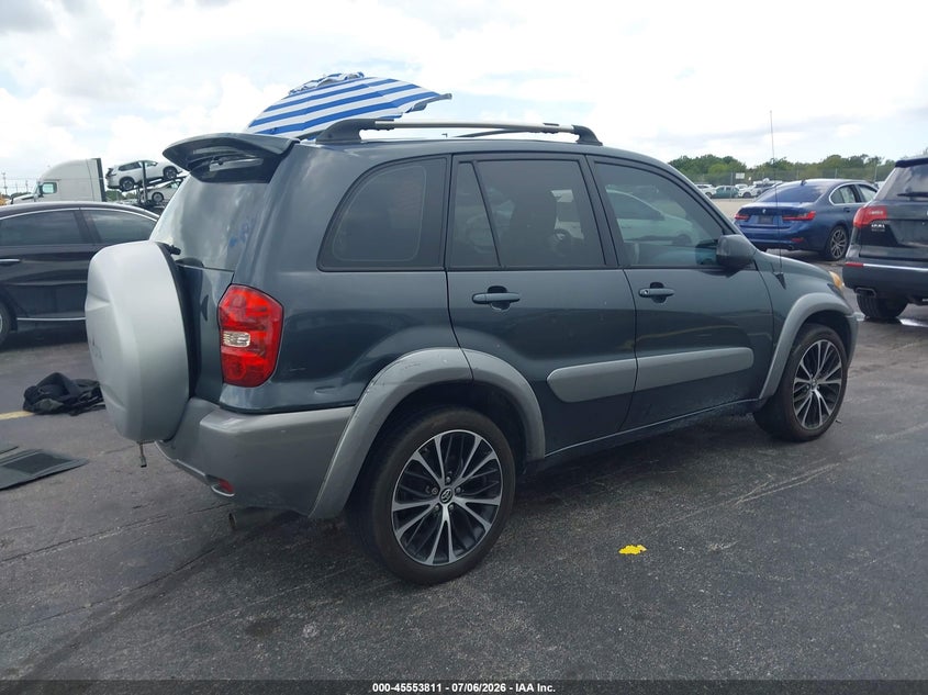 2005 Toyota Rav4 VIN JTEGD20V450051689 IAAI salvage auction — LEFT FRONT, Rebuildable (Florida), sold $1,400 on 2026-07-30 (photo 4)