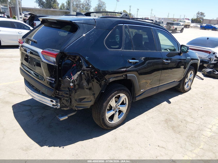2021 Toyota Rav 4 VIN 4T3D6RFV0MU015168 IAAI salvage auction — REAR END, Salvage (California), sold $14,700 on 2026-07-29 (photo 4)