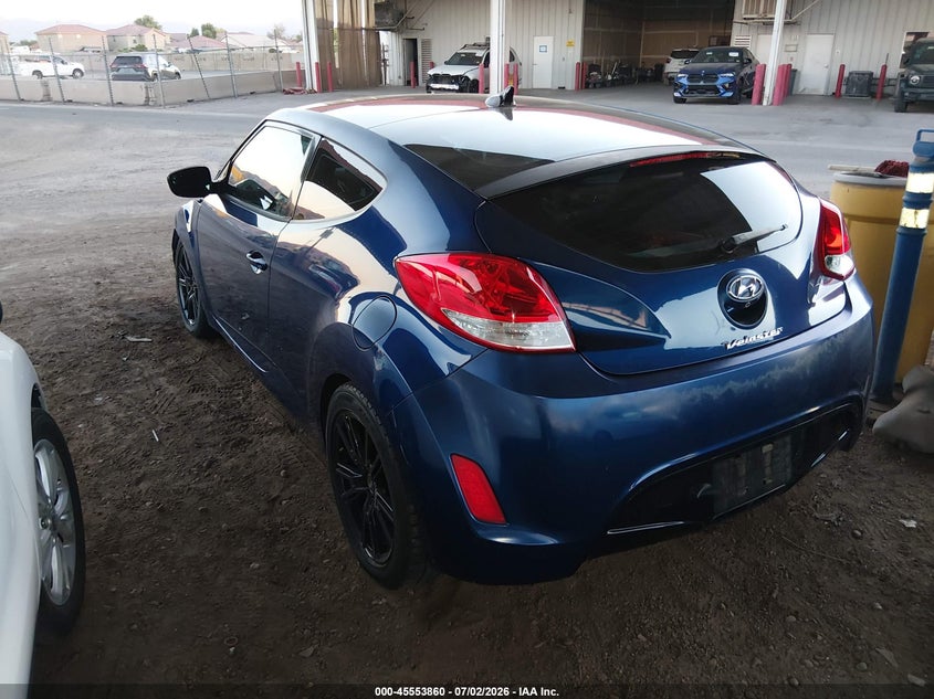 2016 Hyundai Veloster VIN KMHTC6AD6GU302688 IAAI salvage auction — FRONT END, Salvage (Arizona), sold $25 on 2026-07-28 (photo 3)