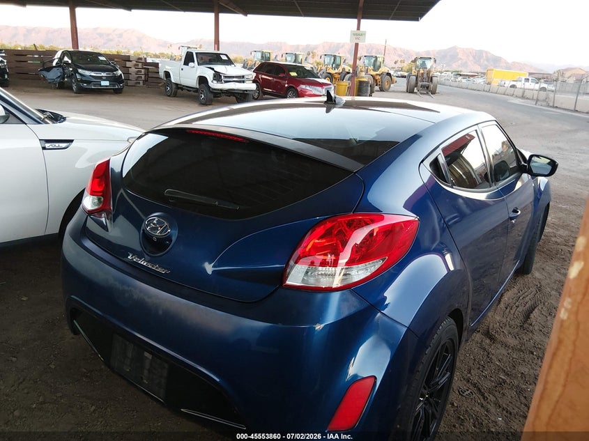 2016 Hyundai Veloster VIN KMHTC6AD6GU302688 IAAI salvage auction — FRONT END, Salvage (Arizona), sold $25 on 2026-07-28 (photo 4)