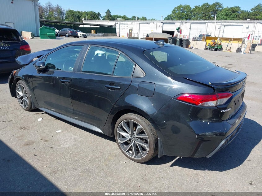 2021 Toyota Corolla VIN 5YFS4MCE8MP083846 IAAI salvage auction — FRONT & REAR, Salvage Title, sold $25 on 2026-07-28 (photo 3)