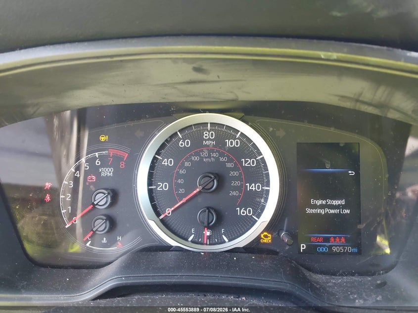 2021 Toyota Corolla VIN 5YFS4MCE8MP083846 IAAI salvage auction — FRONT & REAR, Salvage Title, sold $25 on 2026-07-28 (photo 7)