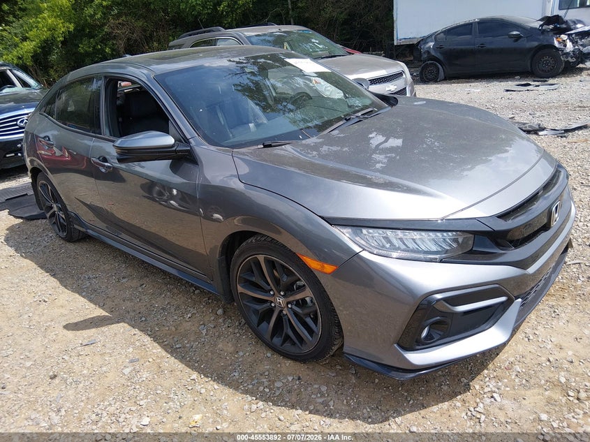 2021 Honda Civic VIN SHHFK7H9XMU210515 IAAI salvage auction — REAR END, Salvage (Tennessee), sold $6,100 on 2026-07-25 (photo 1)