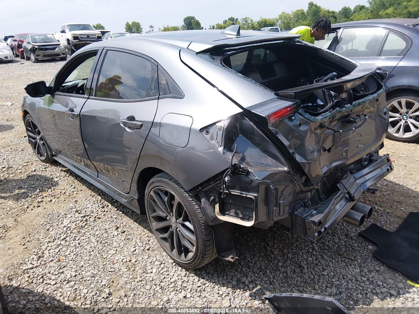 2021 Honda Civic VIN SHHFK7H9XMU210515 IAAI salvage auction — REAR END, Salvage (Tennessee), sold $6,100 on 2026-07-25 (photo 3)