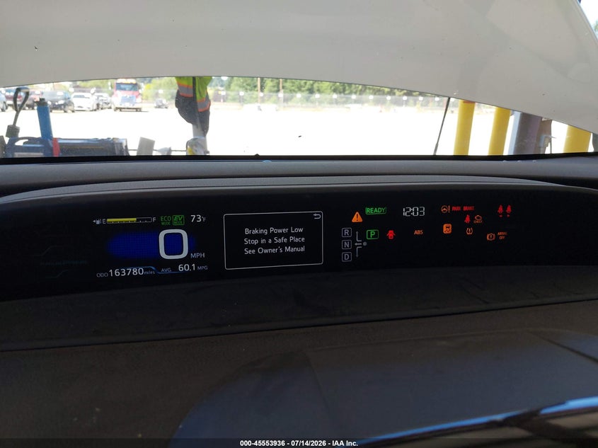 2018 Toyota Prius VIN JTDKARFP3J3082014 IAAI salvage auction — REAR END, Salvage Title, sold $6,800 on 2026-07-24 (photo 7)