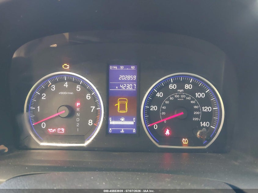2011 Honda Cr-v VIN JHLRE3H4XBC014834 IAAI salvage auction — UNKNOWN, Salvage (Utah), sold $1,200 on 2026-07-29 (photo 7)