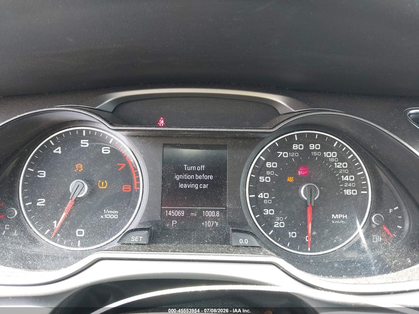 2015 Audi A4 VIN WAUBFAFL7FN006885 IAAI salvage auction — FRONT END, Salvage Title, sold $1,150 on 2026-07-25 (photo 7)