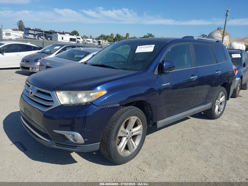 2012 Toyota Highlander VIN 5TDDK3EH0CS130633 IAAI salvage auction — NORMAL WEAR, Clear - Dealer Only (California), sold $3,000 on 2026-07-09 (photo 2)
