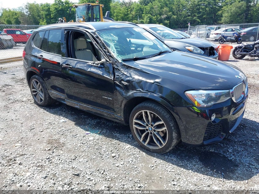 2016 BMW X3 VIN 5UXWX7C59G0S16928 IAAI salvage auction — RIGHT SIDE, Mv-907A (New York), sold $1,050 on 2026-07-28 (photo 1)