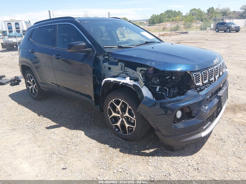 2026 Jeep Compass VIN 3C4NJDCN0TT271598 IAAI salvage auction — RIGHT FRONT, Enterprise Vehicles Clear Only (Montana), sold $11,100 on 2026-07-09 (photo 1)