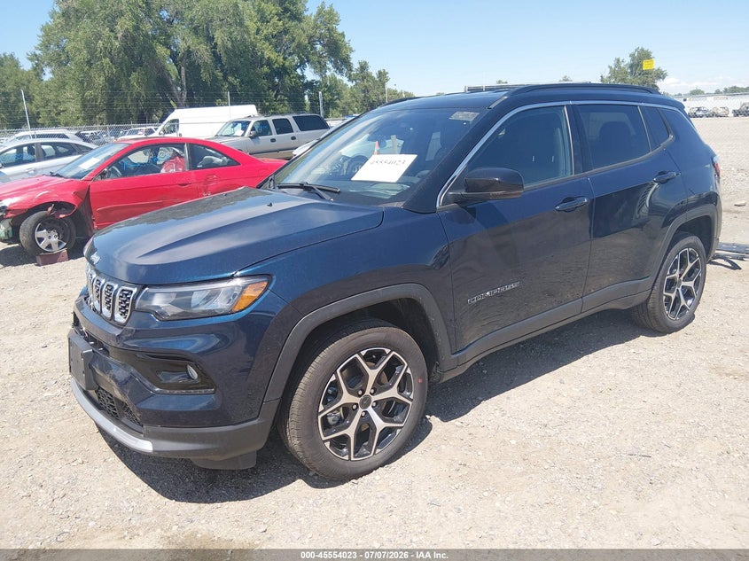 2026 Jeep Compass VIN 3C4NJDCN0TT271598 IAAI salvage auction — RIGHT FRONT, Enterprise Vehicles Clear Only (Montana), sold $11,100 on 2026-07-09 (photo 2)