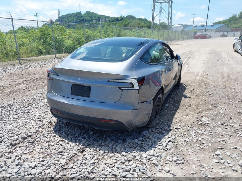 2025 Tesla Model 3 VIN 5YJ3E1EB1SF894870 IAAI salvage auction — RIGHT REAR, Wait Title, sold $11,250 on 2026-09-05 (photo 4)