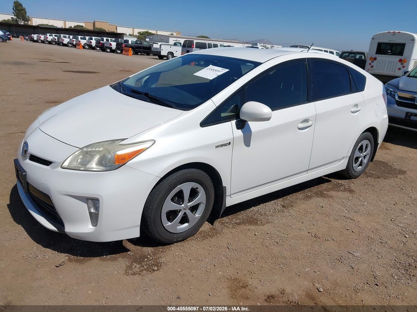 2013 Toyota Prius VIN JTDKN3DU1D5688298 IAAI salvage auction — NORMAL WEAR, Clear - Dealer Only (California), sold $3,550 on 2026-07-29 (photo 2)