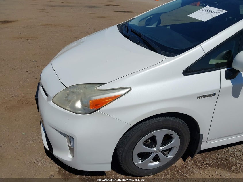 2013 Toyota Prius VIN JTDKN3DU1D5688298 IAAI salvage auction — NORMAL WEAR, Clear - Dealer Only (California), sold $3,550 on 2026-07-29 (photo 6)