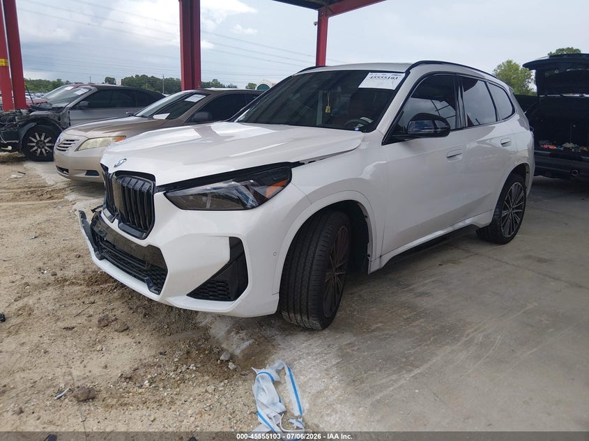 2026 BMW X1 VIN WBX73EF0XT5579504 IAAI salvage auction — FRONT END, Salvage Title, sold $18,400 on 2026-08-01 (photo 2)