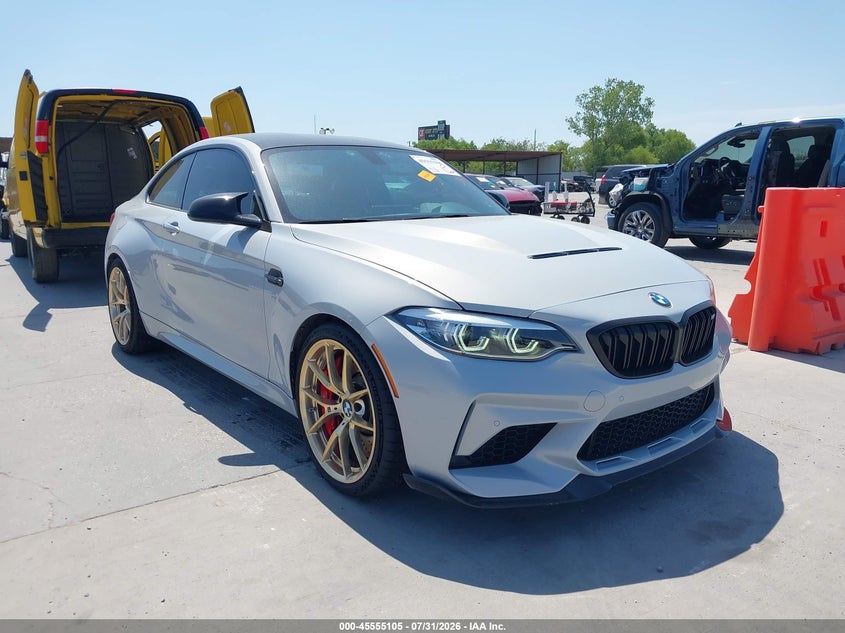 2020 BMW M2 VIN WBS1J3C03L7H33360 IAAI salvage auction — WATER/FLOOD, Salvage Title, sold $41,500 on 2026-09-30 (photo 1)