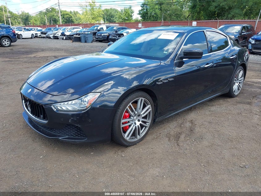 2015 Maserati Ghibli VIN ZAM57RTA4F1154171 IAAI salvage auction — WATER/FLOOD, Salvage (New Jersey), sold $2,275 on 2026-08-27 (photo 2)