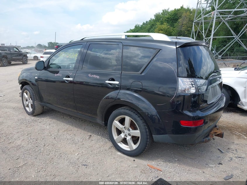 2008 Mitsubishi Outlander VIN JA4MT41X08Z011531 IAAI salvage auction — FRONT END, Clear (Indiana), sold $450 on 2026-08-20 (photo 3)