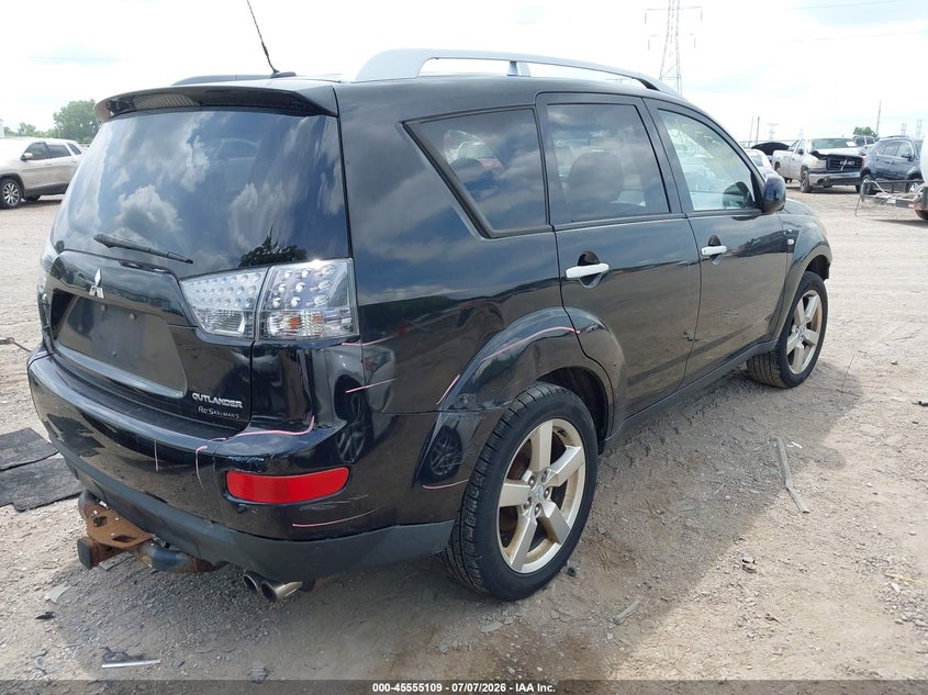 2008 Mitsubishi Outlander VIN JA4MT41X08Z011531 IAAI salvage auction — FRONT END, Clear (Indiana), sold $450 on 2026-08-20 (photo 4)