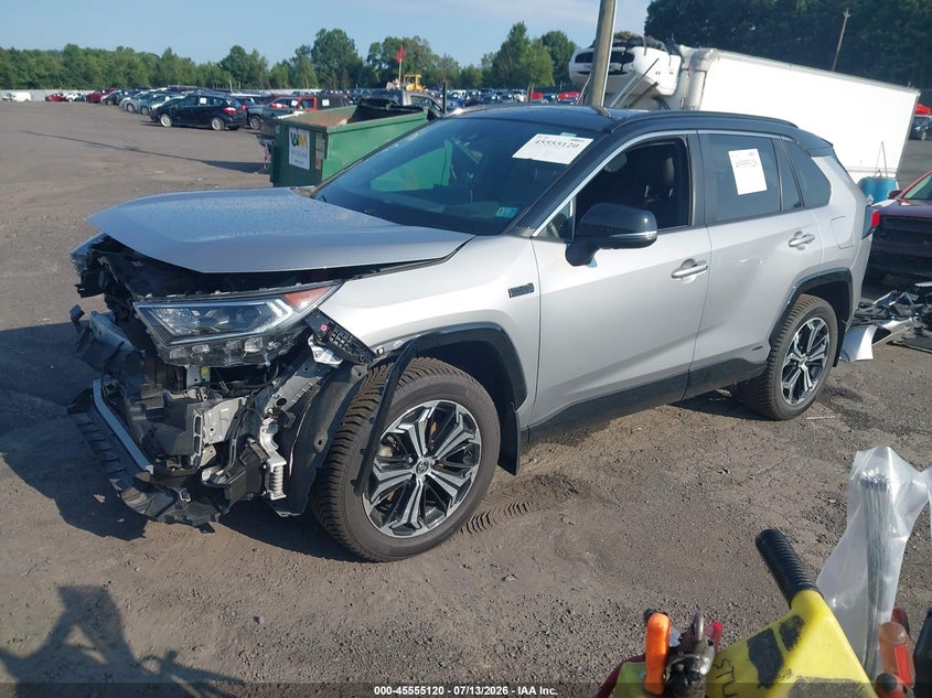 2021 Toyota Rav 4 VIN JTMFB3FV9MD046093 IAAI salvage auction — FRONT END, Salvage (Pennsylvania), sold $16,000 on 2026-07-28 (photo 2)