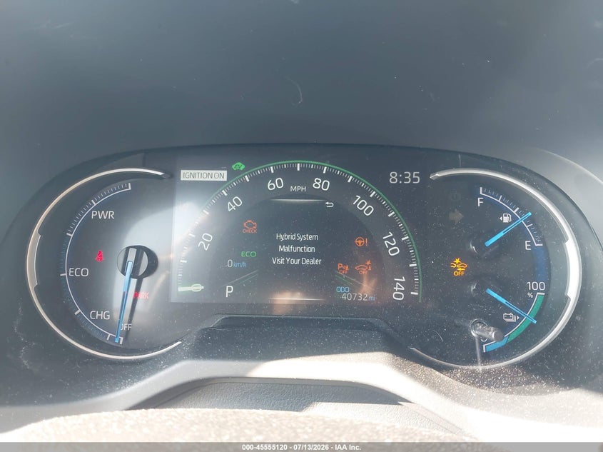 2021 Toyota Rav 4 VIN JTMFB3FV9MD046093 IAAI salvage auction — FRONT END, Salvage (Pennsylvania), sold $16,000 on 2026-07-28 (photo 7)