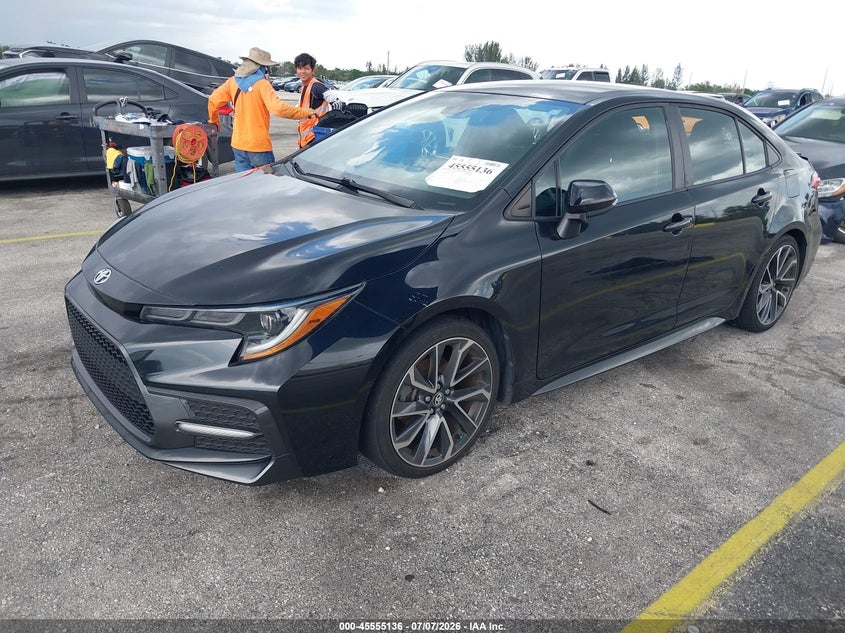 2022 Toyota Corolla VIN 5YFS4MCE3NP130475 IAAI salvage auction — REAR END, Rebuildable (Florida), sold $4,250 on 2026-07-31 (photo 2)