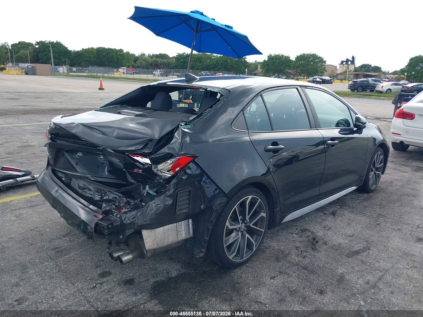 2022 Toyota Corolla VIN 5YFS4MCE3NP130475 IAAI salvage auction — REAR END, Rebuildable (Florida), sold $4,250 on 2026-07-31 (photo 4)
