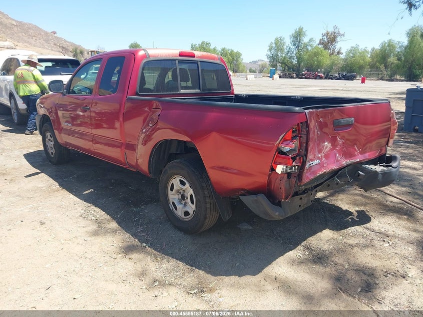 2007 Toyota Tacoma VIN 5TETX22NX7Z453825 IAAI salvage auction — REAR END, Salvage (California), sold $3,625 on 2026-07-28 (photo 3)
