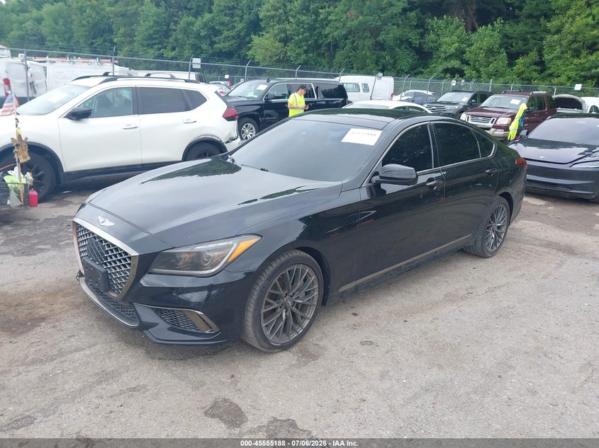 2018 Genesis G80 VIN KMHGN4JB4JU244277 IAAI salvage auction — NORMAL WEAR, Clear (Maryland), sold $3,600 on 2026-07-28 (photo 2)