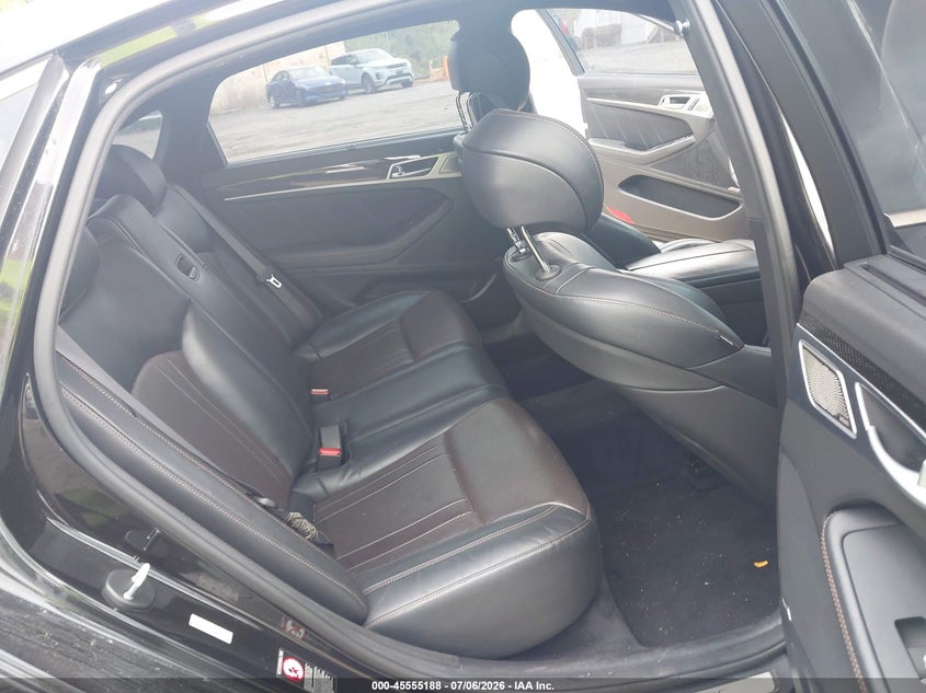 2018 Genesis G80 VIN KMHGN4JB4JU244277 IAAI salvage auction — NORMAL WEAR, Clear (Maryland), sold $3,600 on 2026-07-28 (photo 8)