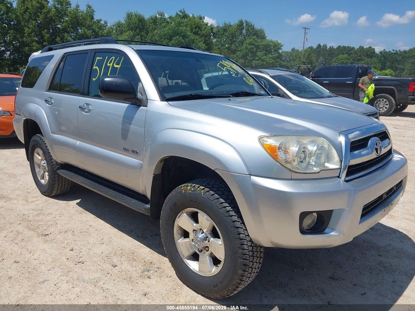 2007 Toyota 4runner VIN JTEBU14R670121018 IAAI salvage auction — REAR END, Clear (Wisconsin), sold $1,900 on 2026-07-23 (photo 1)