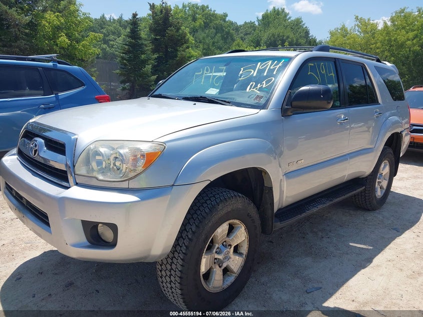 2007 Toyota 4runner VIN JTEBU14R670121018 IAAI salvage auction — REAR END, Clear (Wisconsin), sold $1,900 on 2026-07-23 (photo 2)